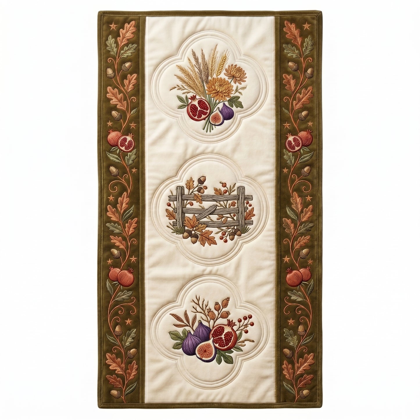 💖 Autumn Fig & Pomegranate Harvest Special Offer - Elegant Fall Premium Table Runner for Everyday Dining Decor