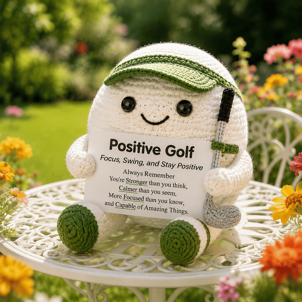 β½ Positive Soccer Buddy|Handmade Crochet Encouragement Gift π