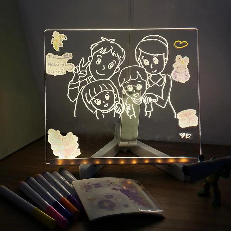 🎁Creative Rewritable Acrylic LED Message Board 🎨