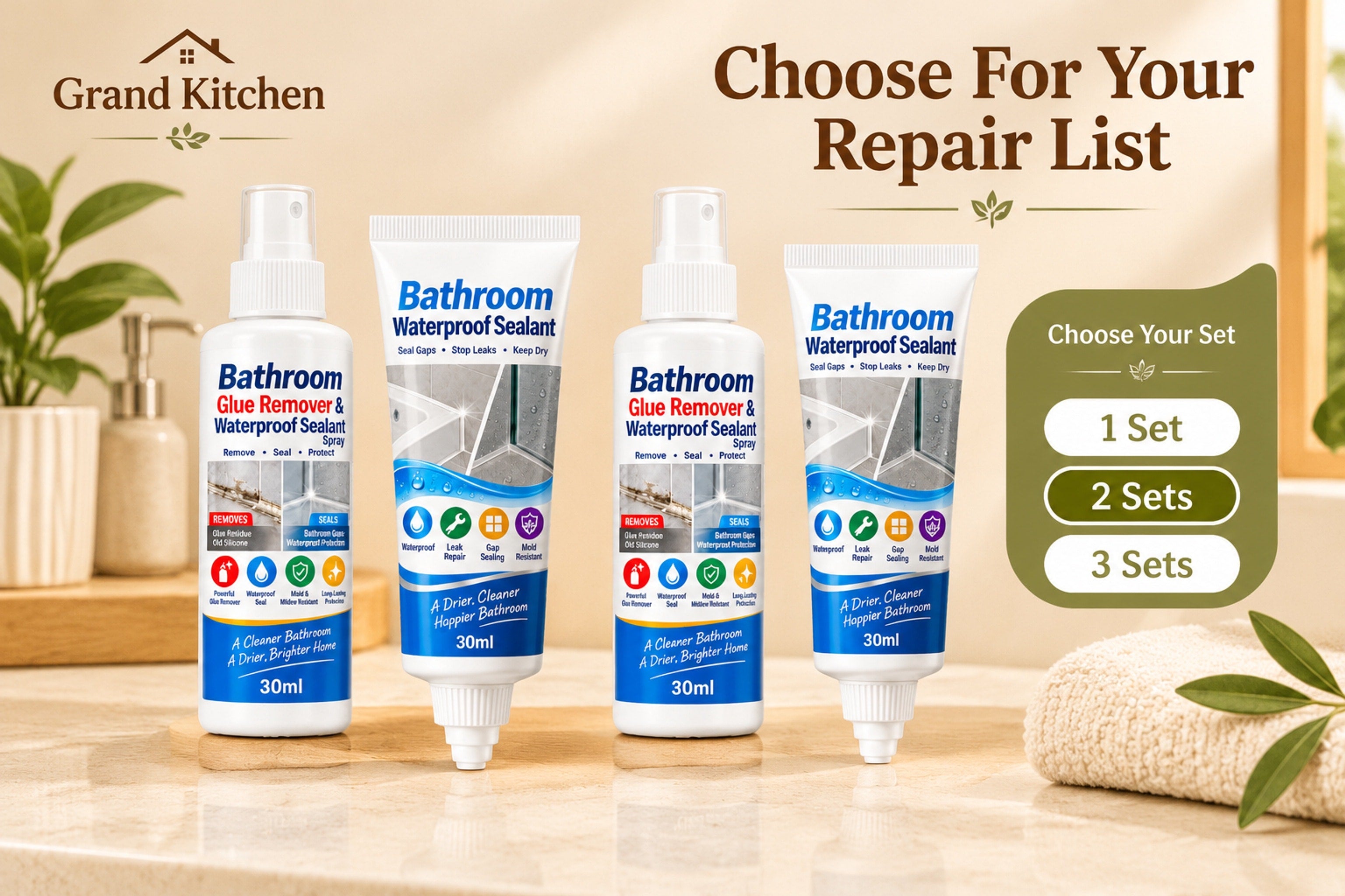 Bathroom tile and tub edge with visible worn sealant and water at the joint