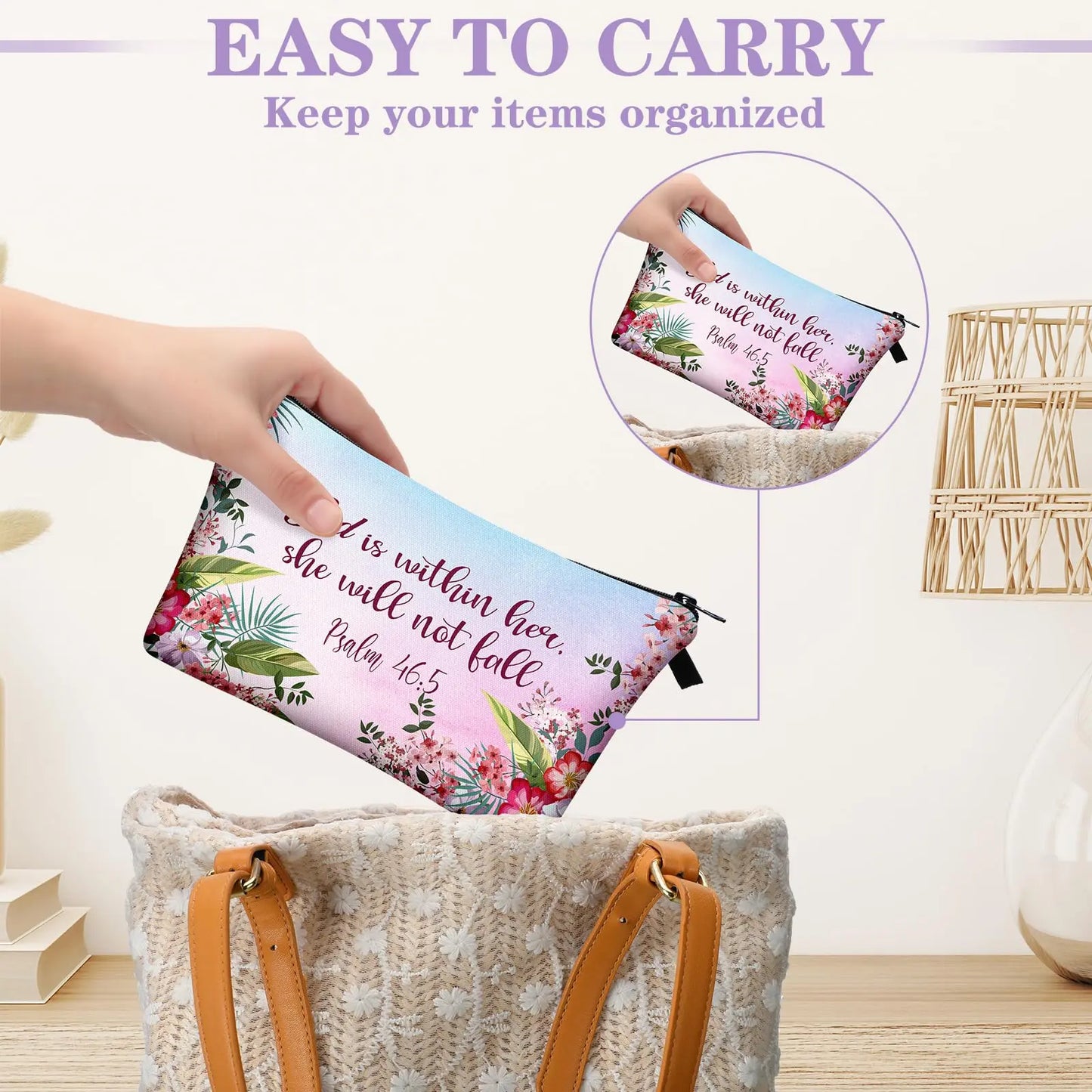 🌼2026 Mother's Day Gifts 50% Off--💖🎁Christian Makeup Bag