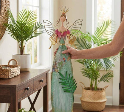 Whimsical Woodland Fairy Princess Figurines 🧚‍♀️✨ | Rustic Shelf & Garden Decor