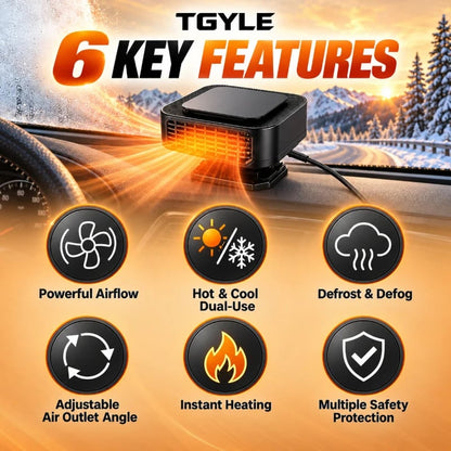 🥶🚗 Foggy Windshield? Meet Your Winter Car Essential! 🔥