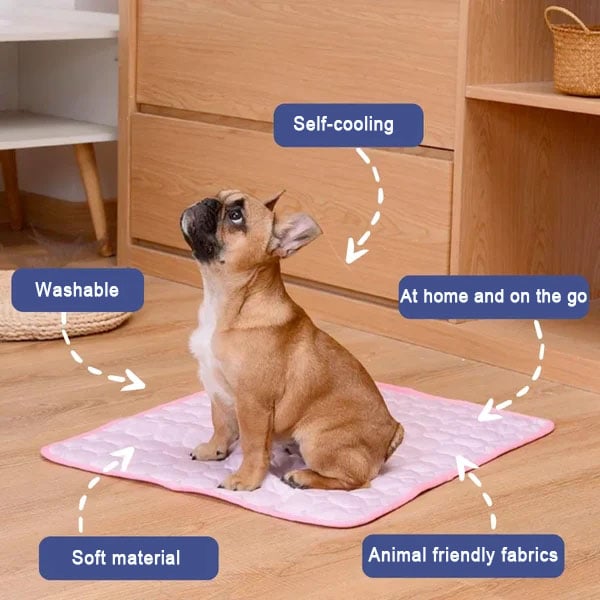🔥Stay Cool & Comfy Dog Cooling Mat (4x more effective)