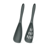GRAY (Solid Spoon + Slotted Spoon 2-Piece Set)