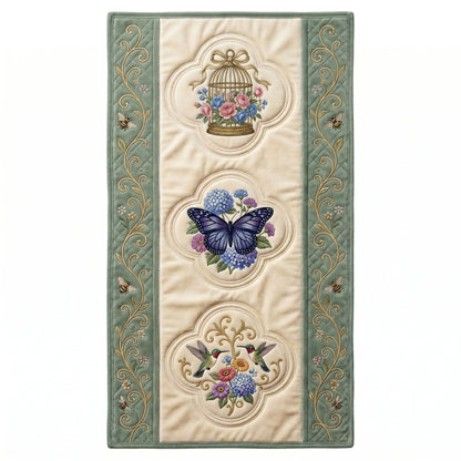 💖 Butterfly & Hummingbird Garden Special Offer - Elegant Floral Premium Table Runner for Everyday Dining Decor