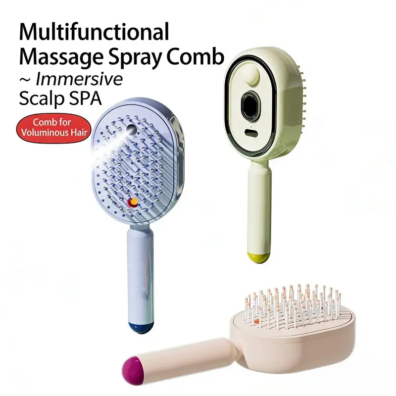🔥Last Day Sale 50% OFF🎉Electric Spray Air Cushion Massage Comb