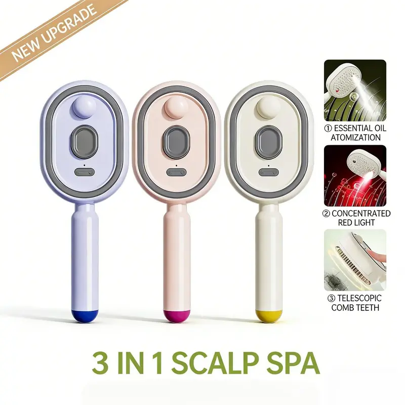 🔥Last Day Sale 50% OFF🎉Electric Spray Air Cushion Massage Comb