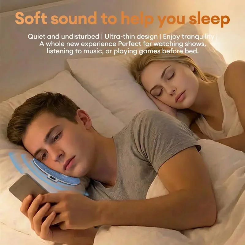 🎁Flash Sale 50%OFF💤Wireless Sleep Pillow Speaker – Ultra-Thin Wireless Audio for Bedtime Comfort