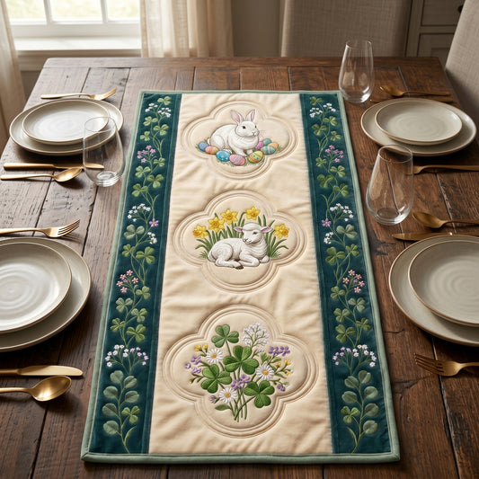 💖 Easter Lamb & Clover Special Offer - Elegant Spring Premium Table Runner for Everyday Dining Decor