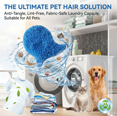 Washing Machine Lint Remover Ball for Pet Hair Removal