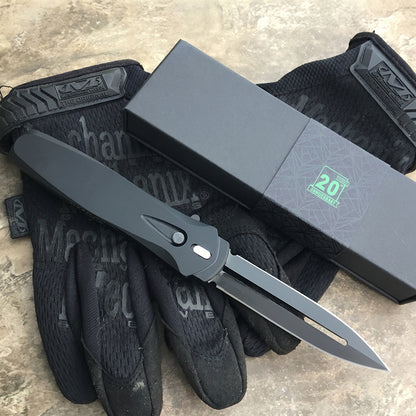 🔥Last Day Sale 50% OFF🎉DARK ANGEL OTF SINGLE ACTION Black handle 154cm DLC Black Blade 3202