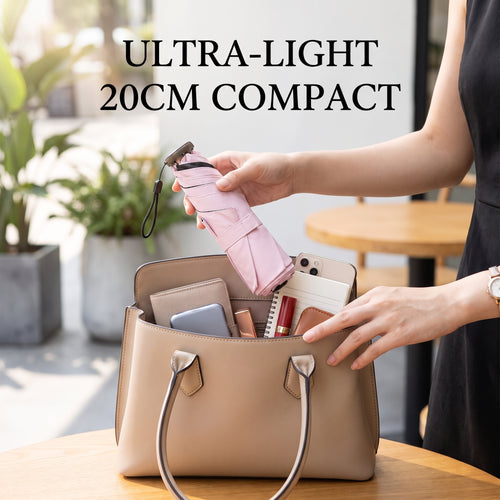 ✨Last Day 50%OFF🌂103g Feather-Light Pencil Umbrella | 20cm Mini Size UPF50+ UV Protection Sun & Rain Pocket Parasol ✨