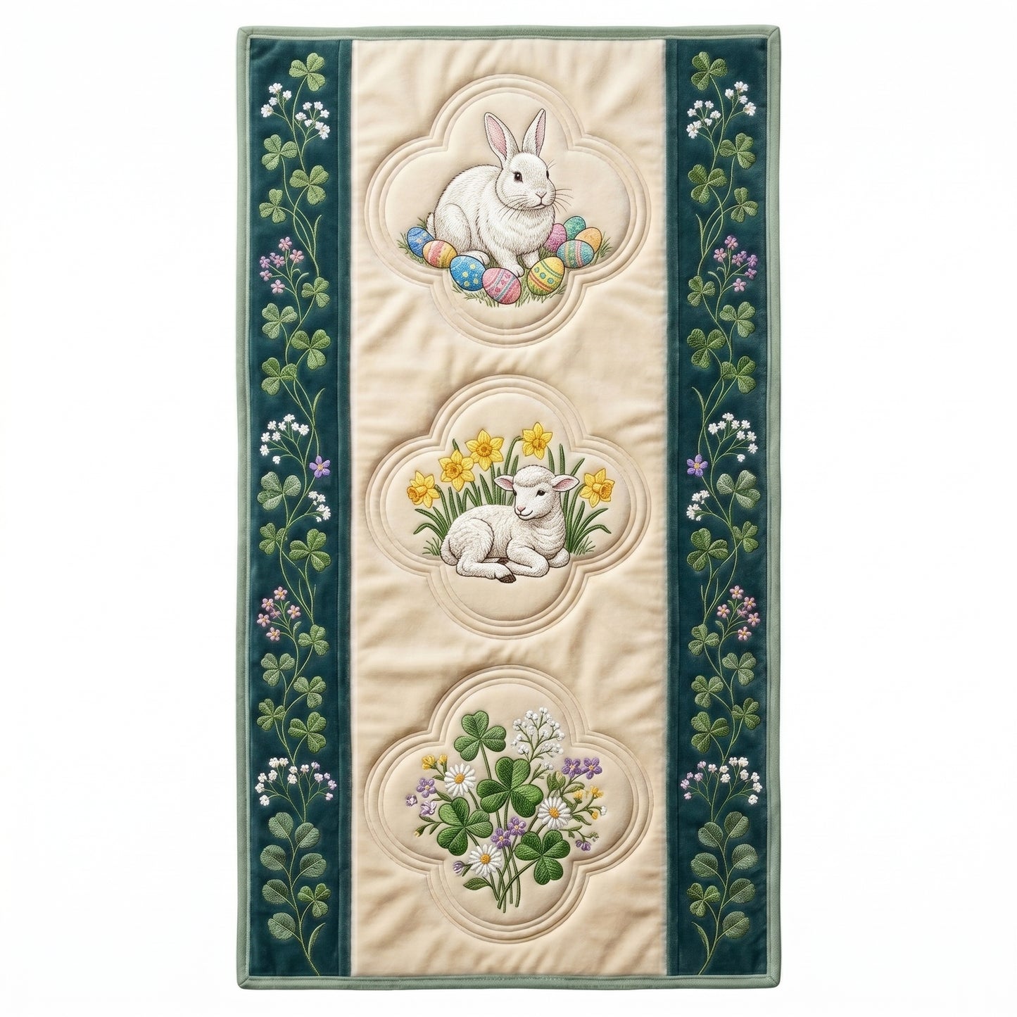 💖 Easter Lamb & Clover Special Offer - Elegant Spring Premium Table Runner for Everyday Dining Decor