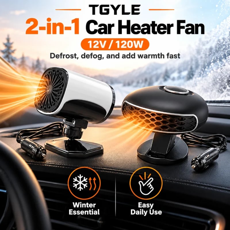 🥶🚗 Foggy Windshield? Meet Your Winter Car Essential! 🔥