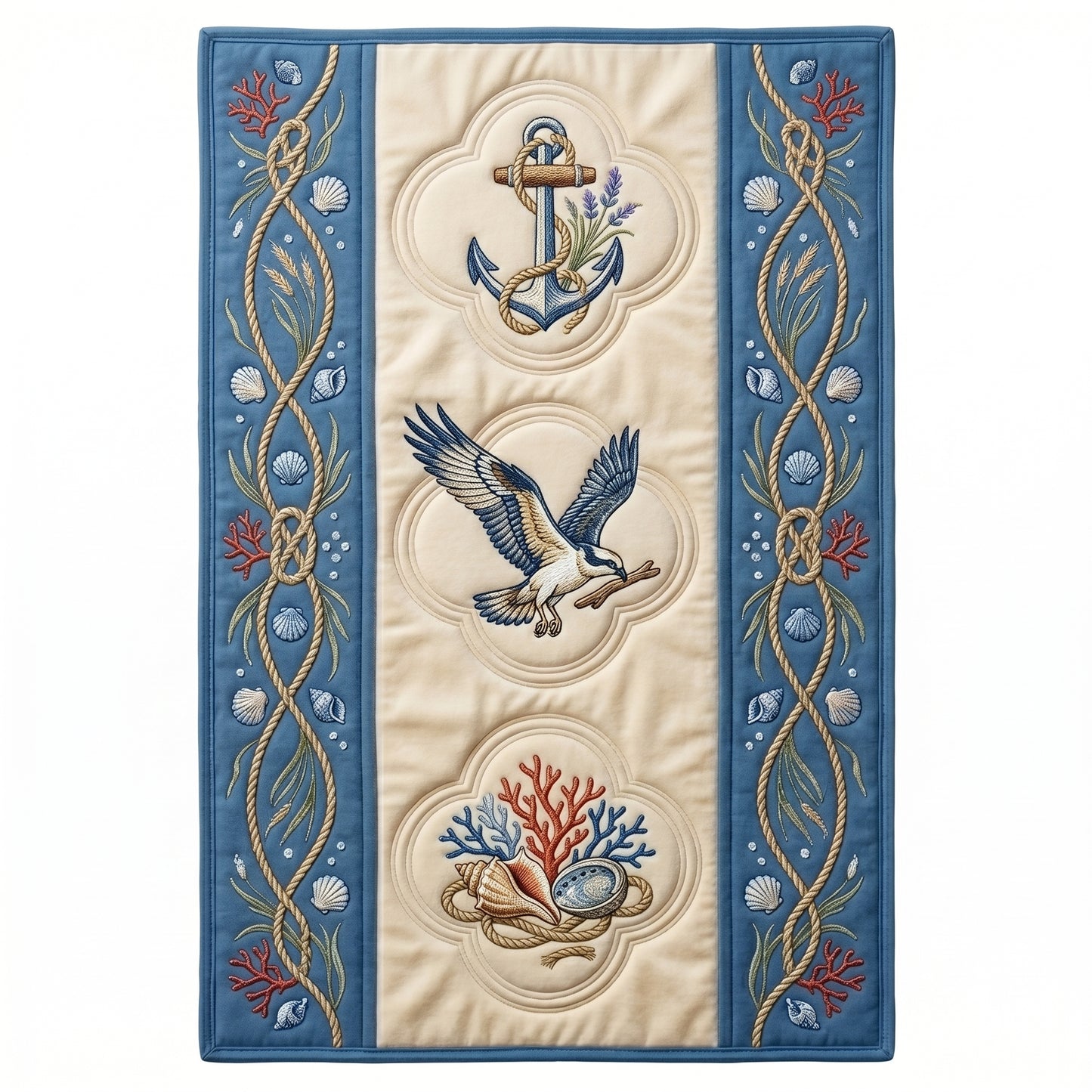 💖 Nautical Anchor & Seagull Special Offer - Elegant Coastal Premium Table Runner for Everyday Dining Decor