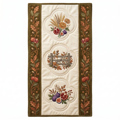 💖 Autumn Fig & Pomegranate Harvest Special Offer - Elegant Fall Premium Table Runner for Everyday Dining Decor