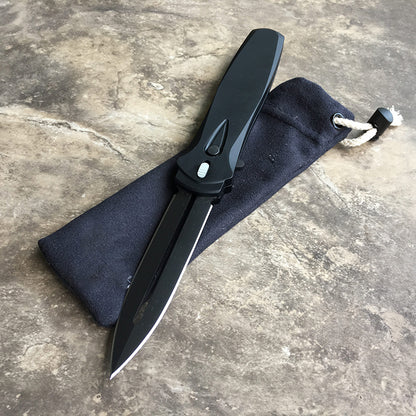 🔥Last Day Sale 50% OFF🎉DARK ANGEL OTF SINGLE ACTION Black handle 154cm DLC Black Blade 3202