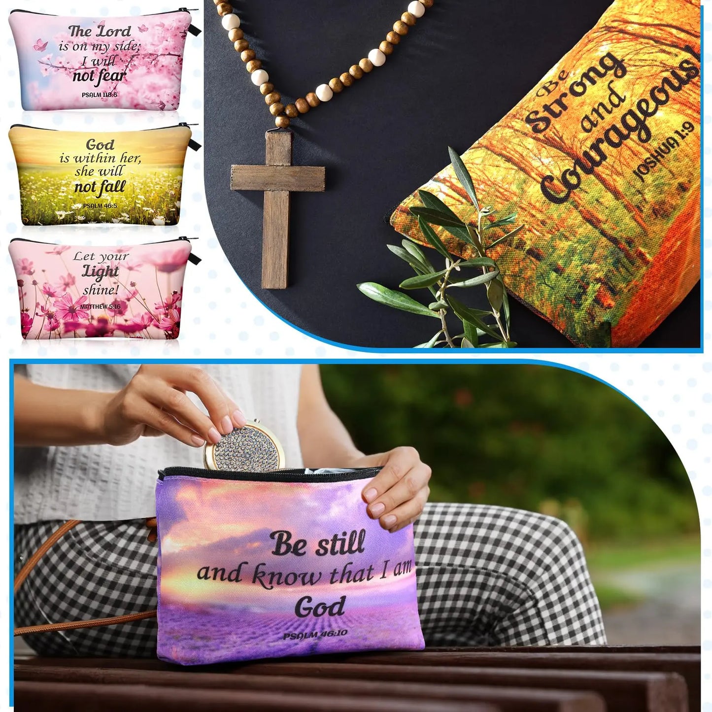 🌼2026 Mother's Day Gifts 50% Off--💖🎁Christian Makeup Bag
