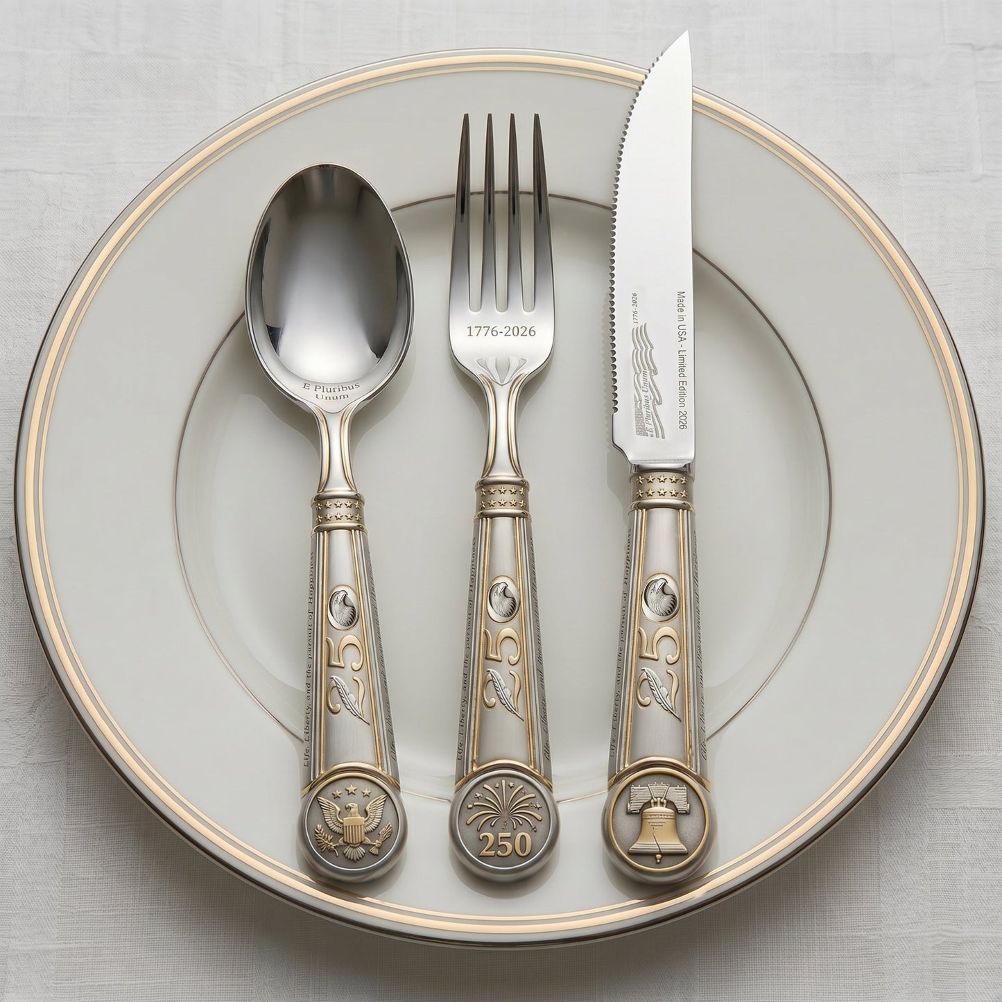 1776-2026 | United States of America 250th Anniversary Commemorative Flatware Collection