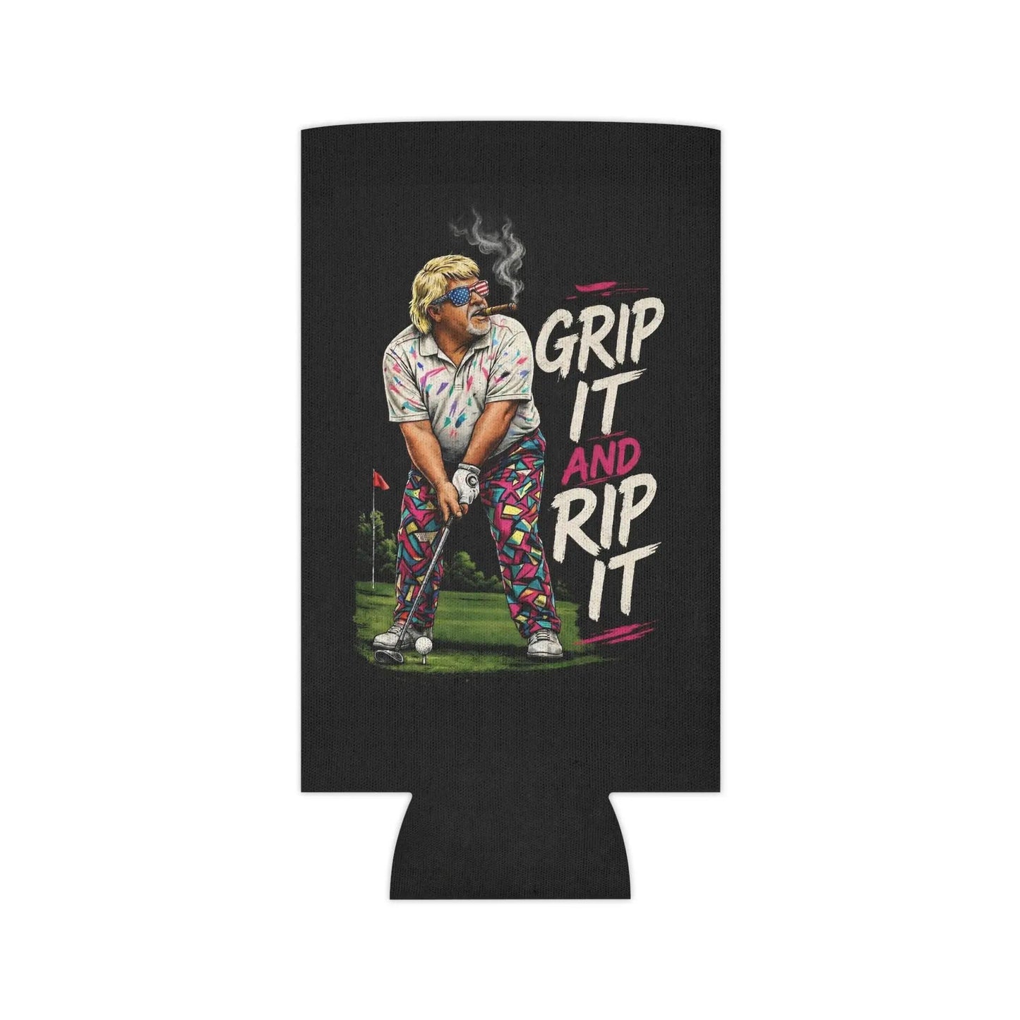 Grip It and Rip It | Funny Golf Can Cooler Sleeve