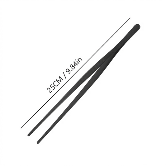 4 Pcs Fine Long Tweezer Tongs Professional Set
