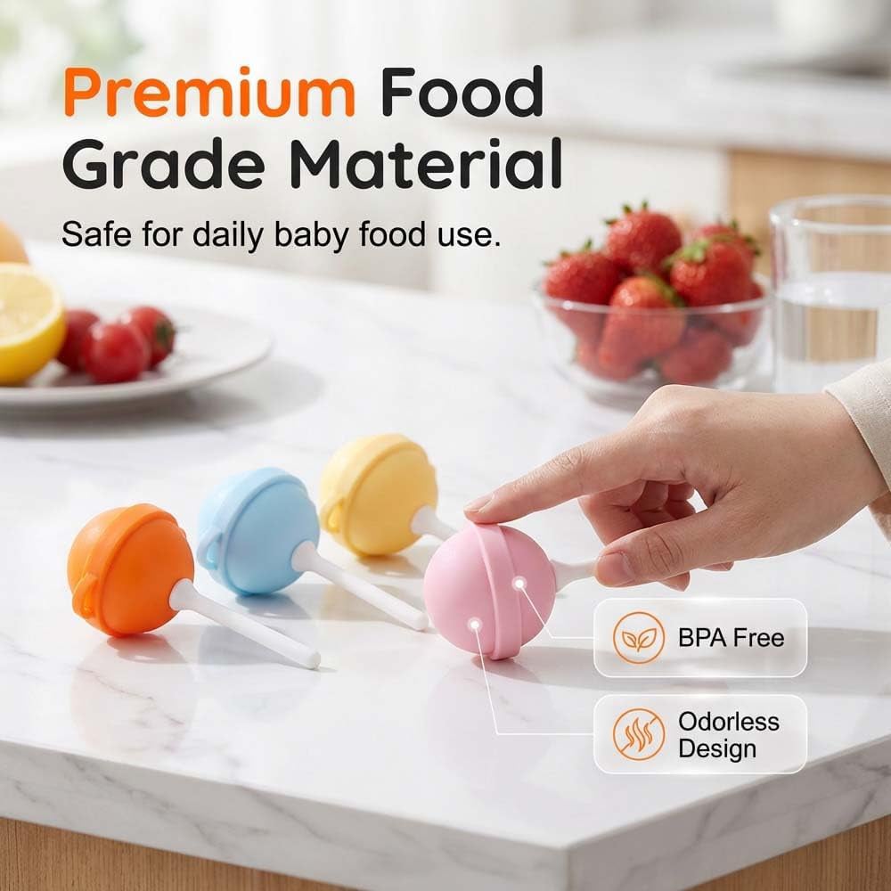 🍭Last Day 50%OFF🍭DIY Silicone Lollipop Popsicle Mold – Fun Spherical Ice Pop Maker for Homemade Frozen Treats