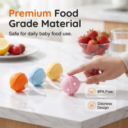 🍭Last Day 50%OFF🍭DIY Silicone Lollipop Popsicle Mold – Fun Spherical Ice Pop Maker for Homemade Frozen Treats