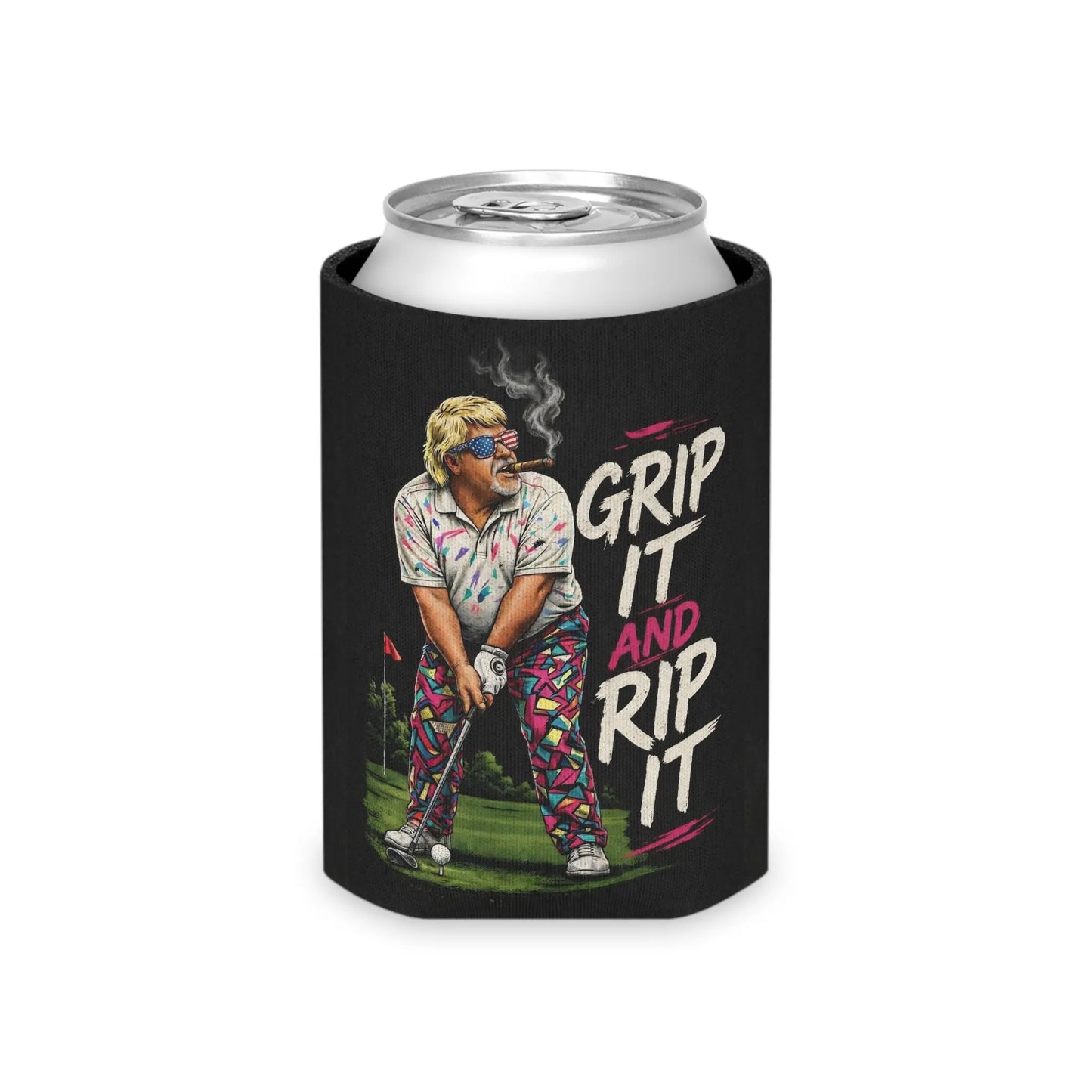 Grip It and Rip It | Funny Golf Can Cooler Sleeve