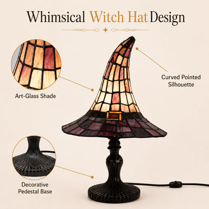 🧙‍♀️ Witch Hat Table Lamp – Magical Halloween Ambient Light