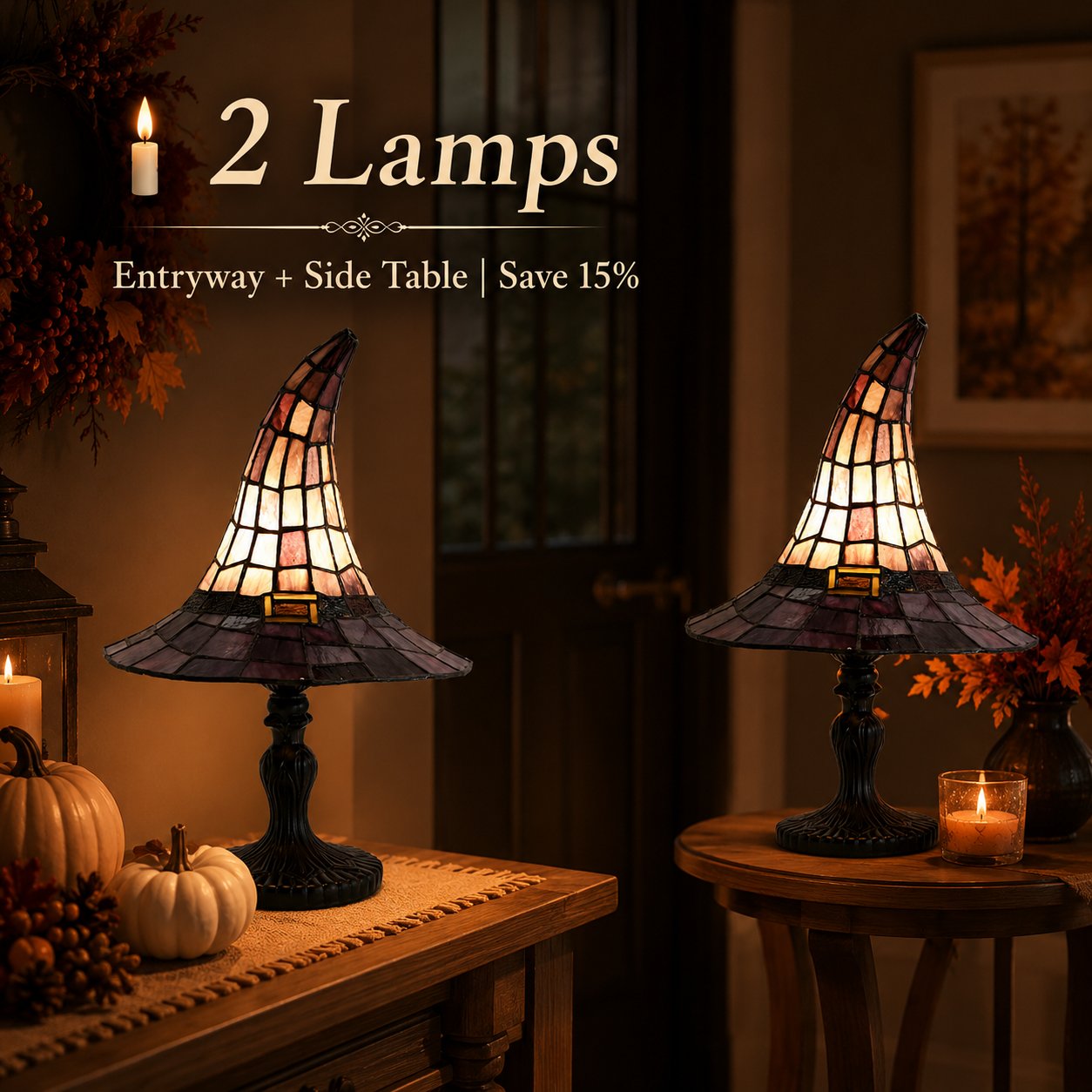 🧙‍♀️ Witch Hat Table Lamp – Magical Halloween Ambient Light