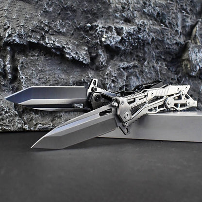 🔥Last Day Promotion-49% OFF 💥Mechanical Armor Magic Folding Knife - GS32