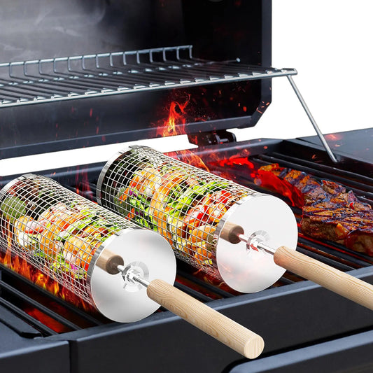 Rolling Grill Baskets