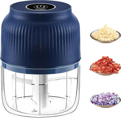 🥗⚡ Mini Electric Food Chopper – Fast 4-Blade Kitchen Grinder