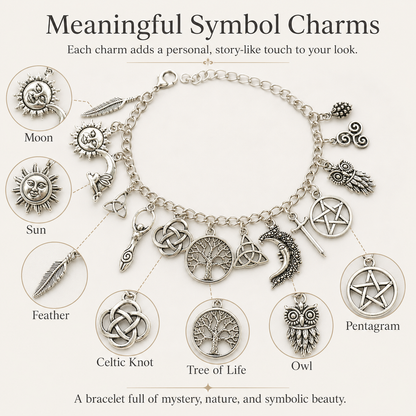 🔥HOT🔥Vintage Witchy Charm Bracelet