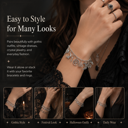 🔥HOT🔥Vintage Witchy Charm Bracelet