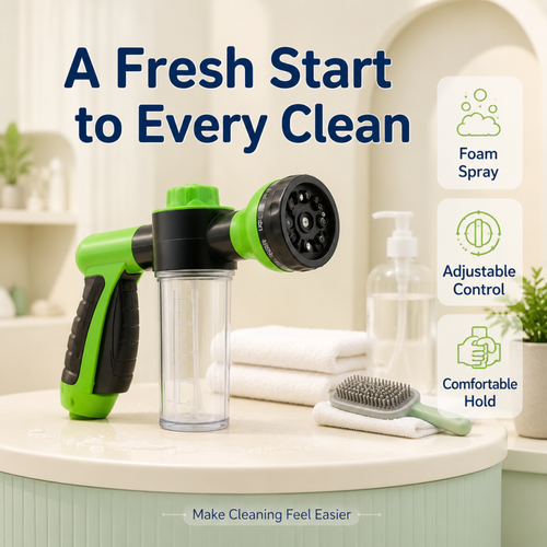 🔥Last Day 50% OFF🐶2-in-1 Pet Bath Sprayer | 8 Spray Modes・Built-In Foam Bottle・Non-Slip Grip