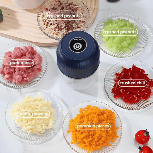 🔥Last Day Promotion-70% OFF 💥Electric Garlic Chopper, Mini Portable Veggie Cutter
