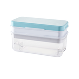 Blue (32 Ice cube tray*2+Ice Scoop*1)