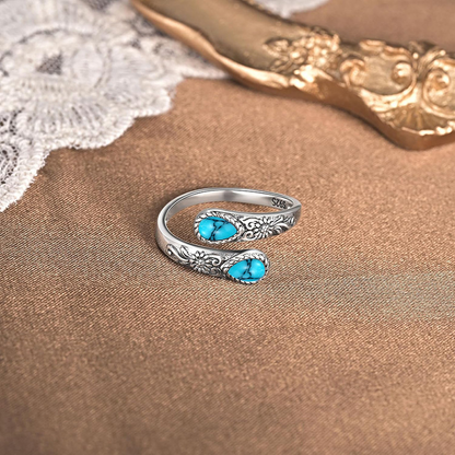 🔥Last Day 50% OFF🌙Moonstone Bloom Ring | Vintage Style • Adjustable Fit • Timeless Elegance