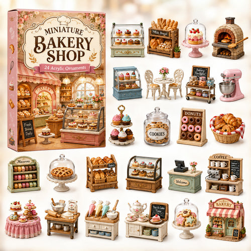 Miniature Bakery Shop Advent Calendar 2026 - 24-Day Festive Countdown