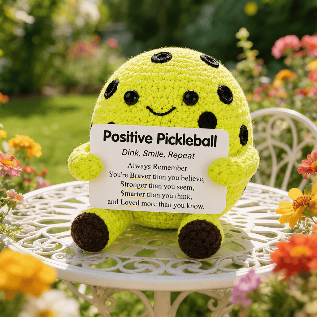 ⚽ Positive Soccer Buddy|Handmade Crochet Encouragement Gift 💚