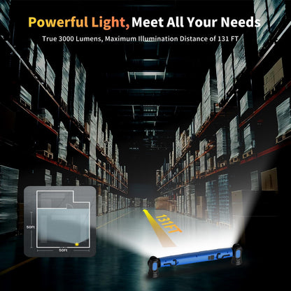💡Great value lighting gifts 🔥 Hot Sale 70% OFF🔥! Multi-Function LED Handheld Work Light Ip54 Waterproof, Foldable Stand.🛠️🚰