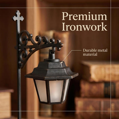 🔥Last Day 50% OFF📚Library Mini Bookshelf Lantern Lamp | Vintage Hanging LED Light・Book Nook Decor・Clip-On Design