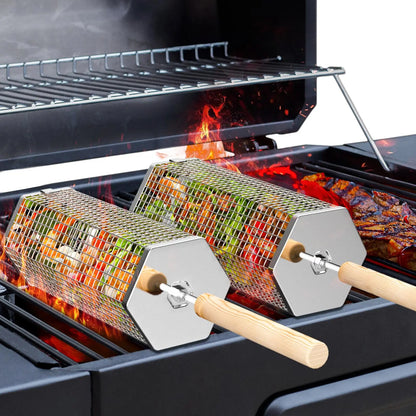 Rolling Grill Baskets
