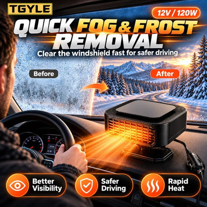 🥶🚗 Foggy Windshield? Meet Your Winter Car Essential! 🔥