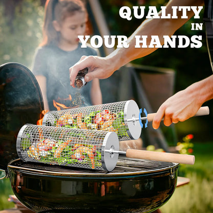 Rolling Grill Baskets