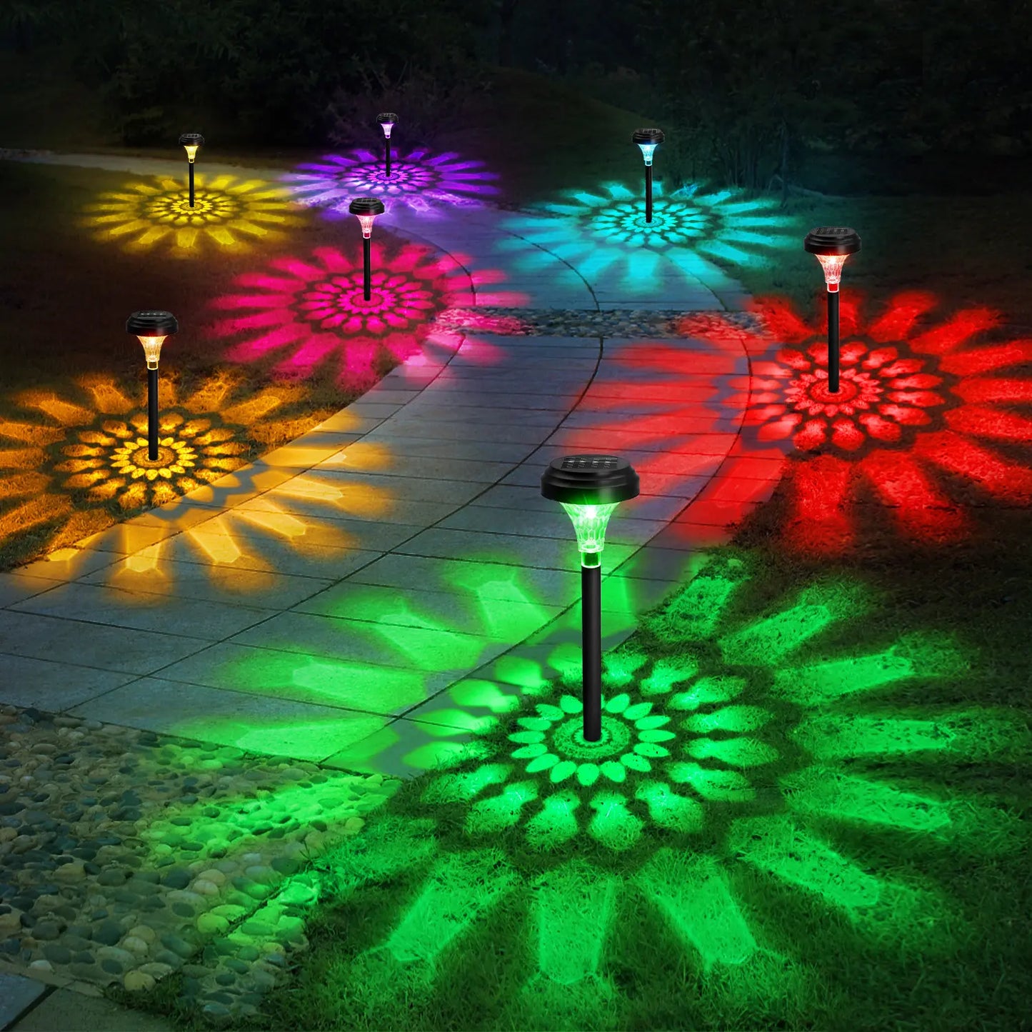 Bright Solar Pathway Lights