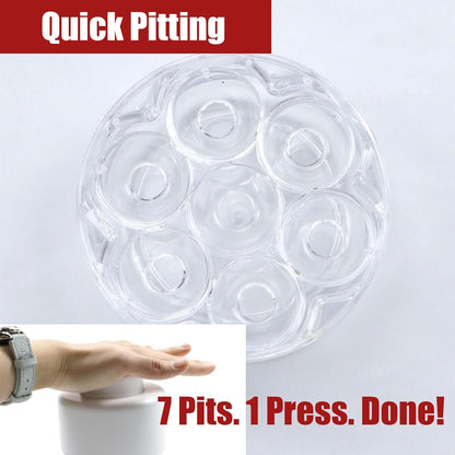 🍒 Efficient 7-Hole Cherry Pitter Tool