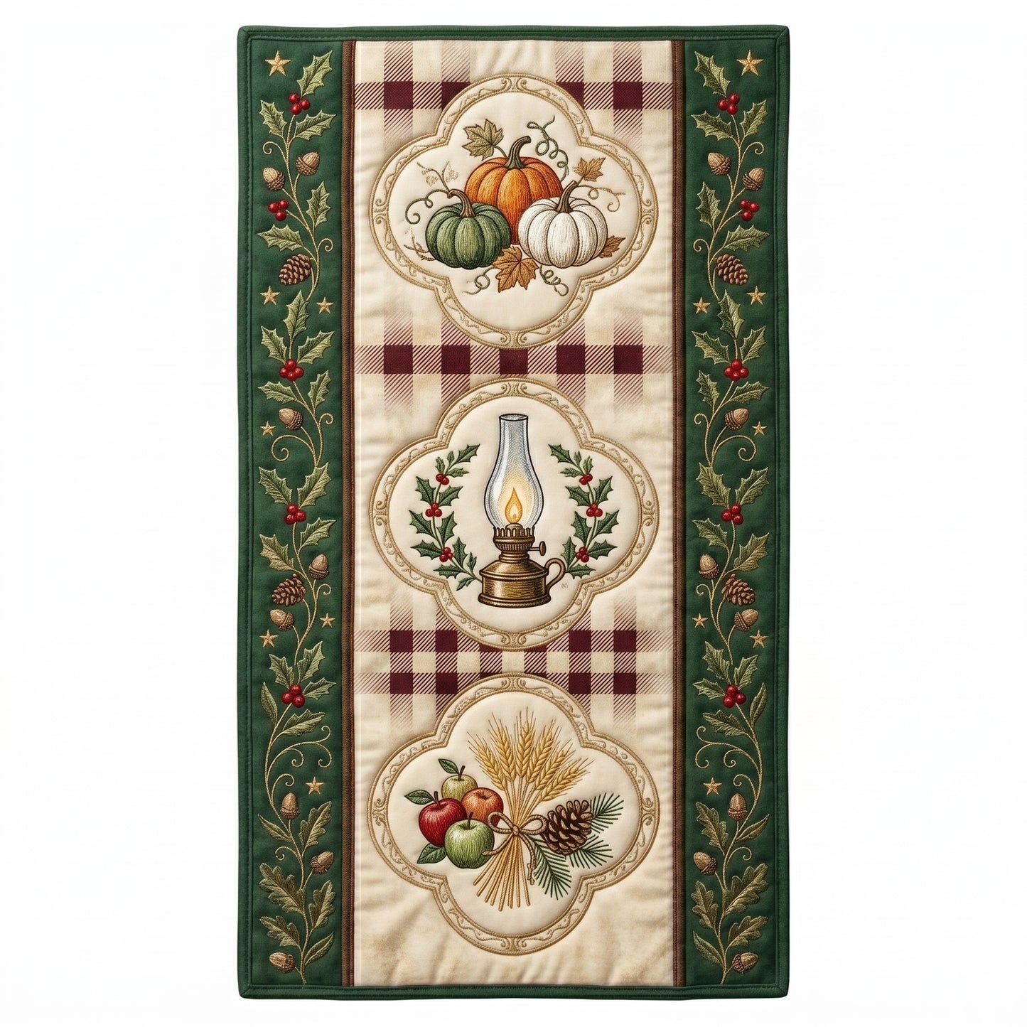💖 Fall Harvest Pumpkin & Lantern Special Offer - Elegant Autumn Premium Table Runner for Everyday Dining Decor
